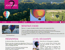 Tablet Screenshot of airadventures.fr